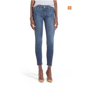 Mother ‘The Looker’ Frayed Ankle Jeans Sz 27